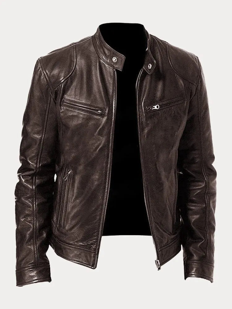 Lars | Stylish faux leather jacket