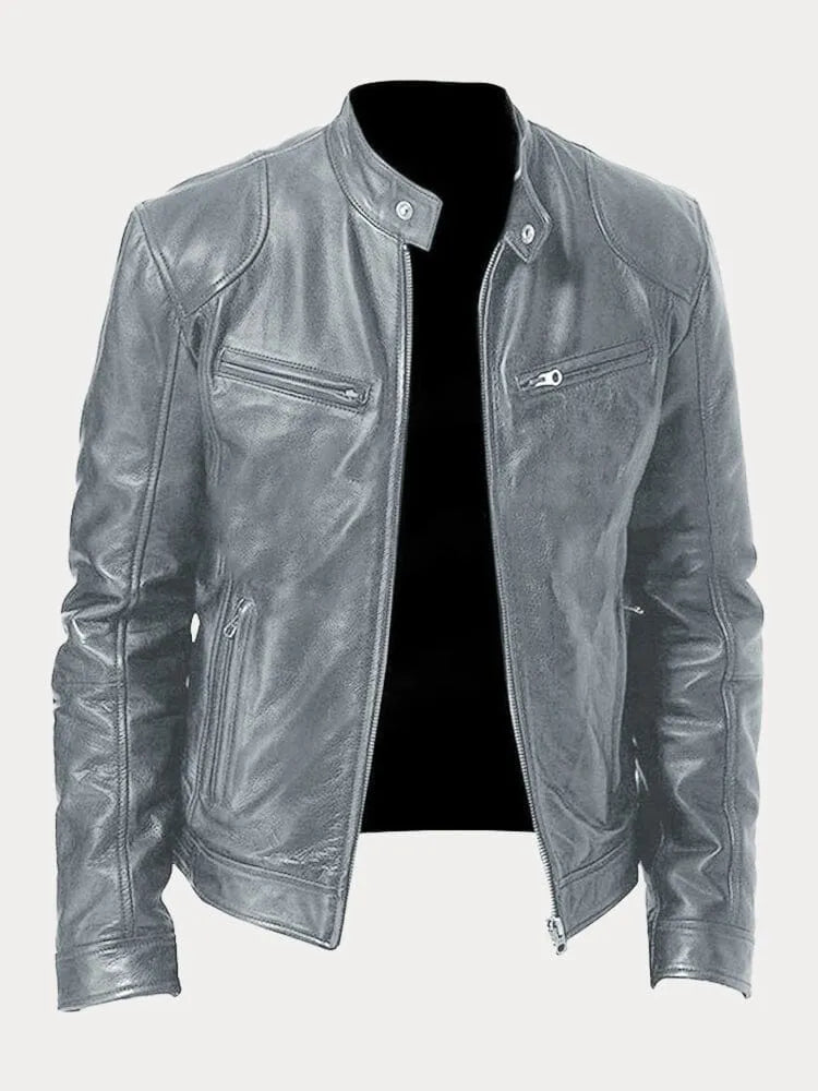 Lars | Stylish faux leather jacket