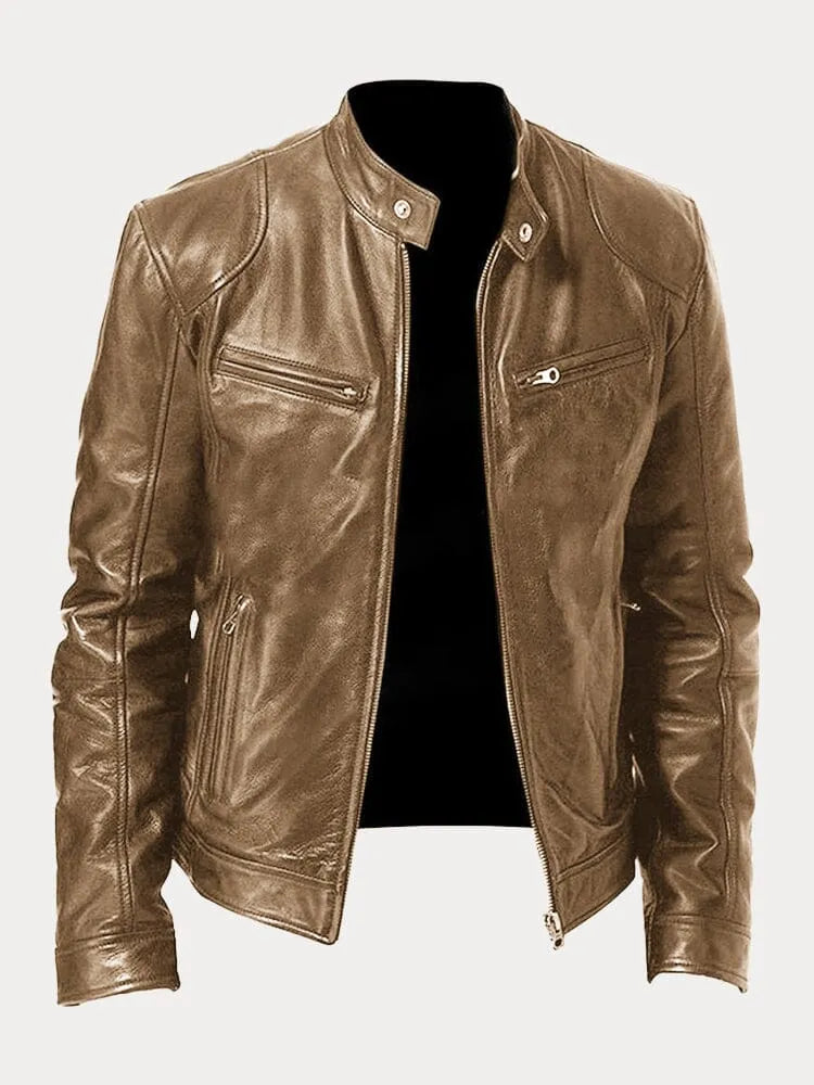 Lars | Stylish faux leather jacket